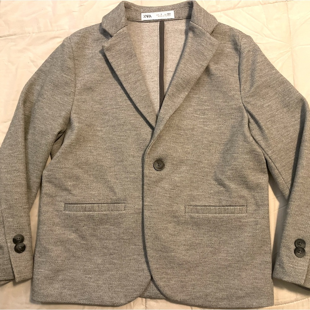 Zara Gray Suit set - youth kids size 7